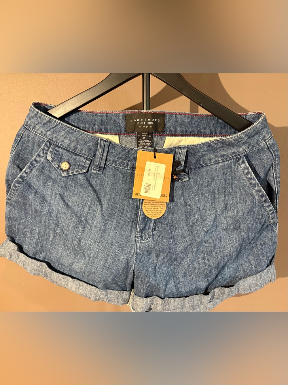 Sanctuary Denim Shorts in Blue